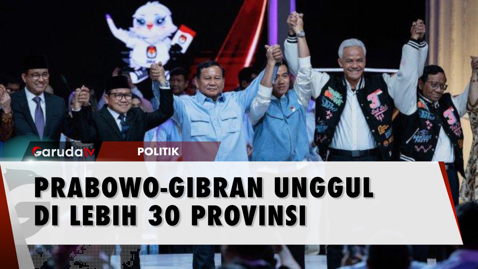 KPU Sahkan Rekapitulasi Di 33 Provinsi Prabowo Gibran Unggul Di 31