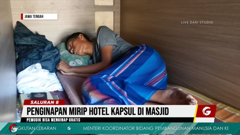 Musafir Friendly! Masjid ini Punya Fasilitas 55 Tempat Tidur Bak Hotel Kapsul