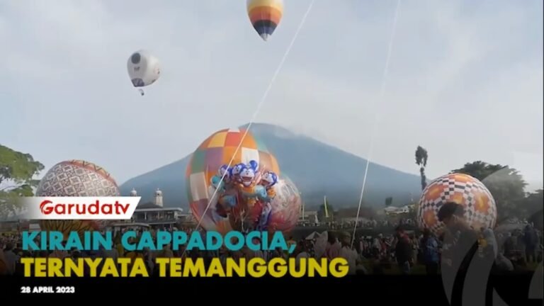 Bukan di Luar Negeri, Festival Balon Udara Ini Ada di Wonososbo Temanggung