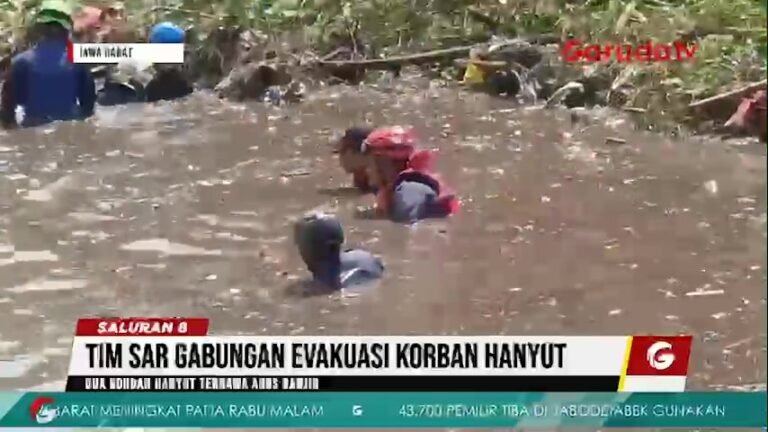 Satgas Gabungan Berhasil Temukan 2 Jasad Korban Hanyut di Depok