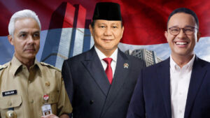 Elektabilitas Prabowo Kokoh Dipuncak, Ganjar Anies Masih 'Berebut' Posisi Kedua