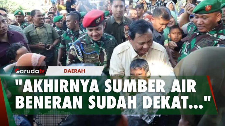 Diiringi Tangis Bahagia Warga, Prabowo Resmikan 31 Titik Sumber Mata Air di NTB