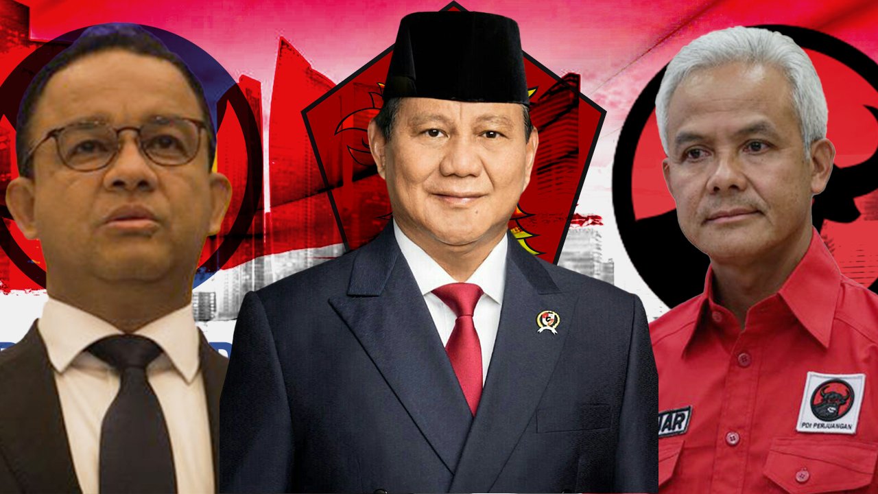 Prabowo, Ganjar, dan Anies Diadu "Head to Head" Litbang Kompas, Begini Hasil Risetnya!
