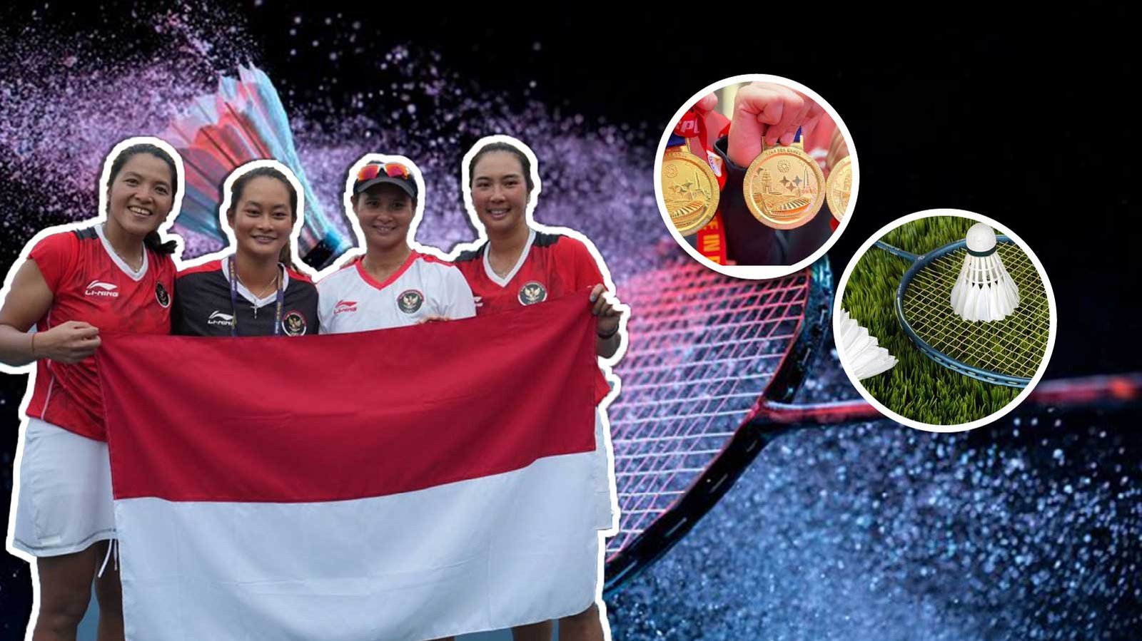 Akhirnya.... Tim Tenis Indonesia Akhiri Puasa Medali Emas di SEA Games