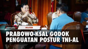 Bahas Penguatan TNI-AL, Prabowo Brainstorming dengan KSAL Muhammad Ali