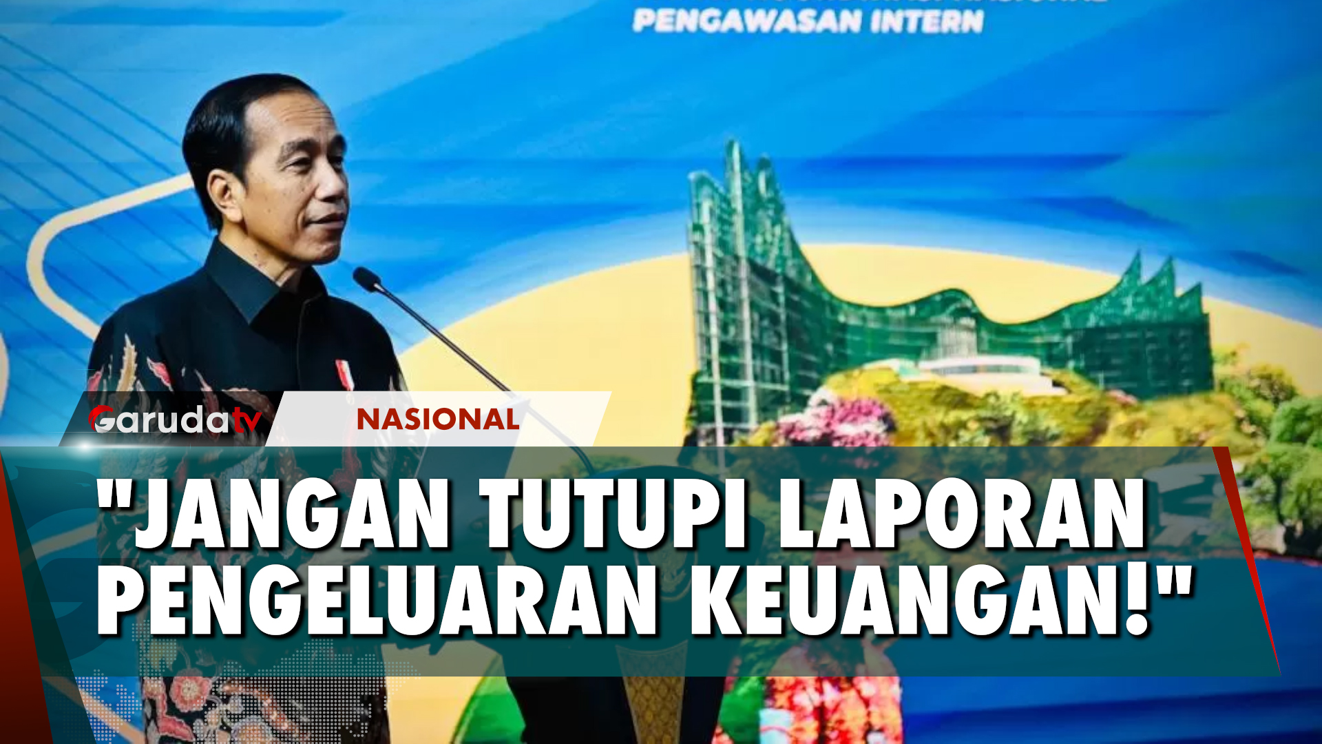 Presiden Jokowi: Kementerian dan Lembaga Jangan Tutupi Data Pengeluaran Anggaran!
