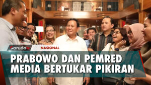 6 Jam Lamanya Prabowo Diskusi dengan 32 Pemimpin Redaksi Media