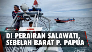 Patroli KRI Malahayati 362 Selamatkan Ayah Anak Terombang Ambing 2 Hari di Lautan
