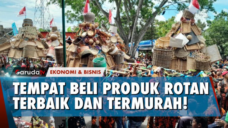 Ribuan Warga Meriahkan Festival Rotan di Grebeg Penjalin Sukoharjo