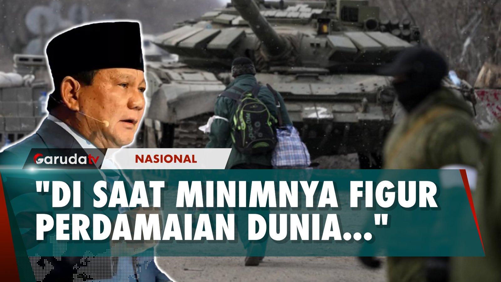 Pengamat: Proposal Damai Prabowo Wajar, Di Saat Sedikit Figur Suarakan Perdamaian Dunia