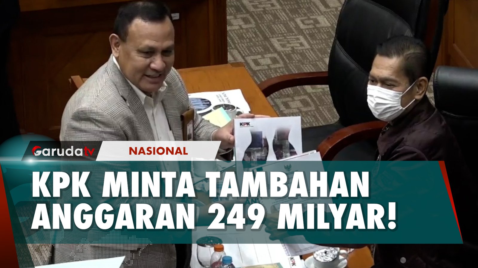 Rapat dengan DPR, Firli Bahuri Minta Tambahan Anggaran 249M Untuk KPK