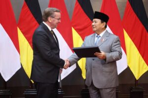 Bahas Penguatan Kerja Sama Pendidikan, Menhan Prabowo Subianto Terima Kunjungan Menhan Jerman Boris