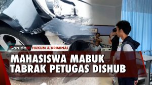 Nyetir Kondisi Mabuk, Marcello Tabrak Petugas Dishub Kota Tangerang