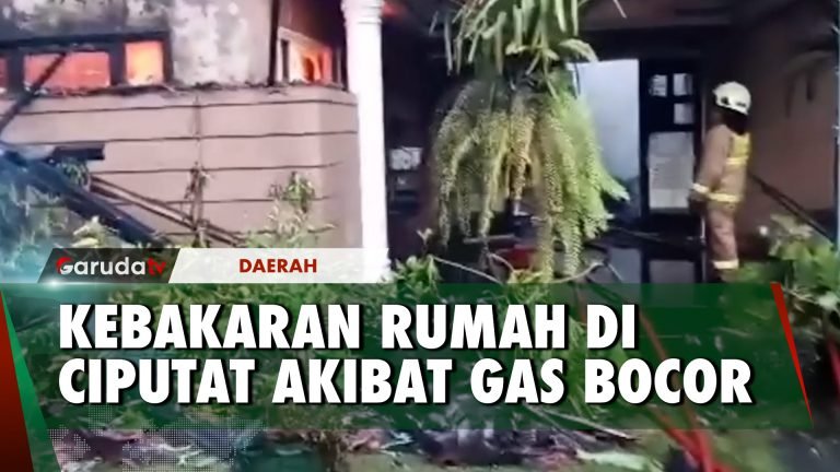 Baru Ditinggal Masak Sebentar, Rumah di Ciputat Hangus Terbakar