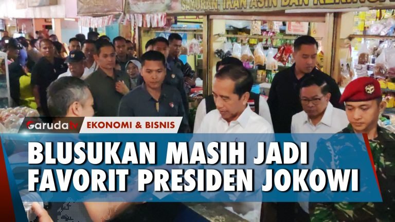 Kunjungi Pasar Cihapit, Presiden Jokowi Salurkan BLT Hingga Bantuan Pangan