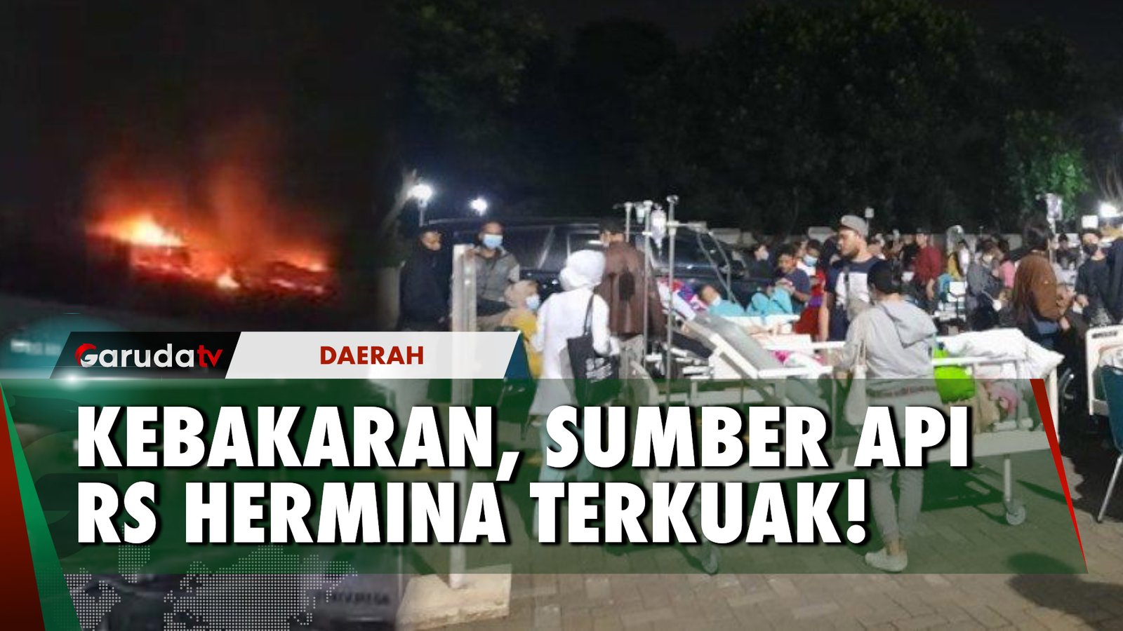 RS Hermina Depok Terbakar, Seluruh Pasien Dievakuasi ke Halaman Parkir