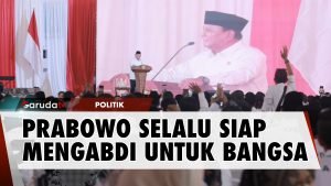 Menhan Prabowo Ungkap Selalu Siap Mengabdi untuk Bangsa