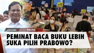 Prabowo Jadi Capres Pilihan Peminat Buku, Sastra dan Non-Sastra