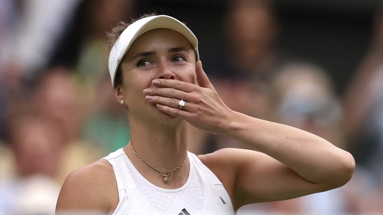 Petenis Ukraina Elina Svitolina Melaju ke Semifinal Wimbledon 2023 : "Perang Membuat Saya Kuat"