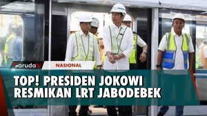 Presiden Jokowi Resmikan LRT Jabodebek Hari Ini