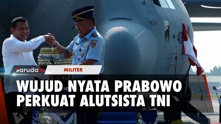 Kemhan Serahkan Pesawat Hercules C130J di Lanud Halim