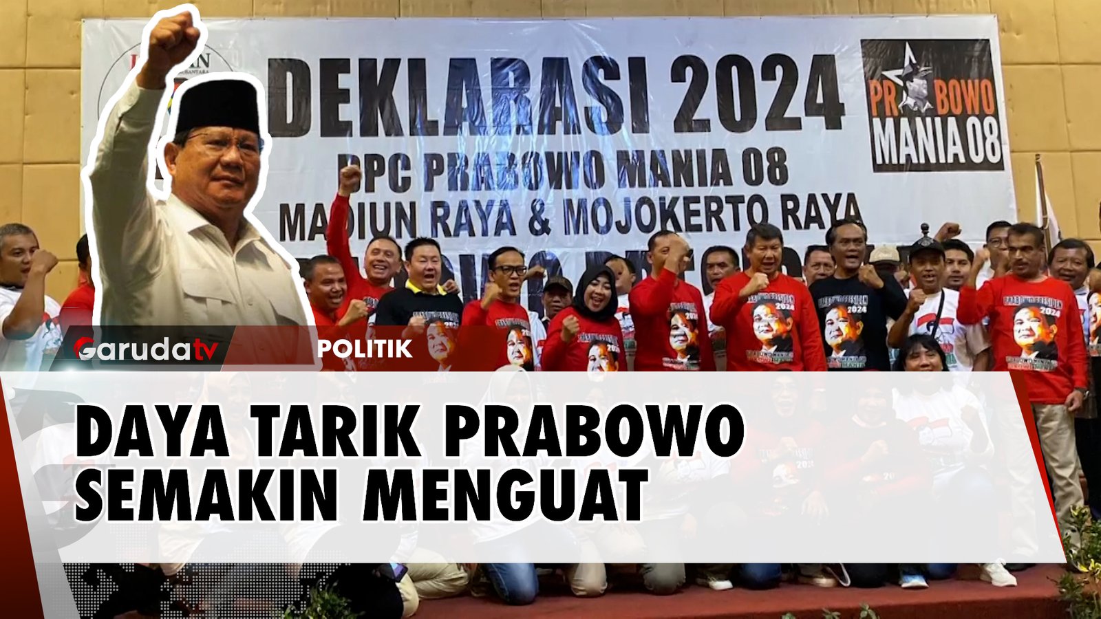 Dukungan untuk Prabowo Menggema di Madiun Dan Mojokerto