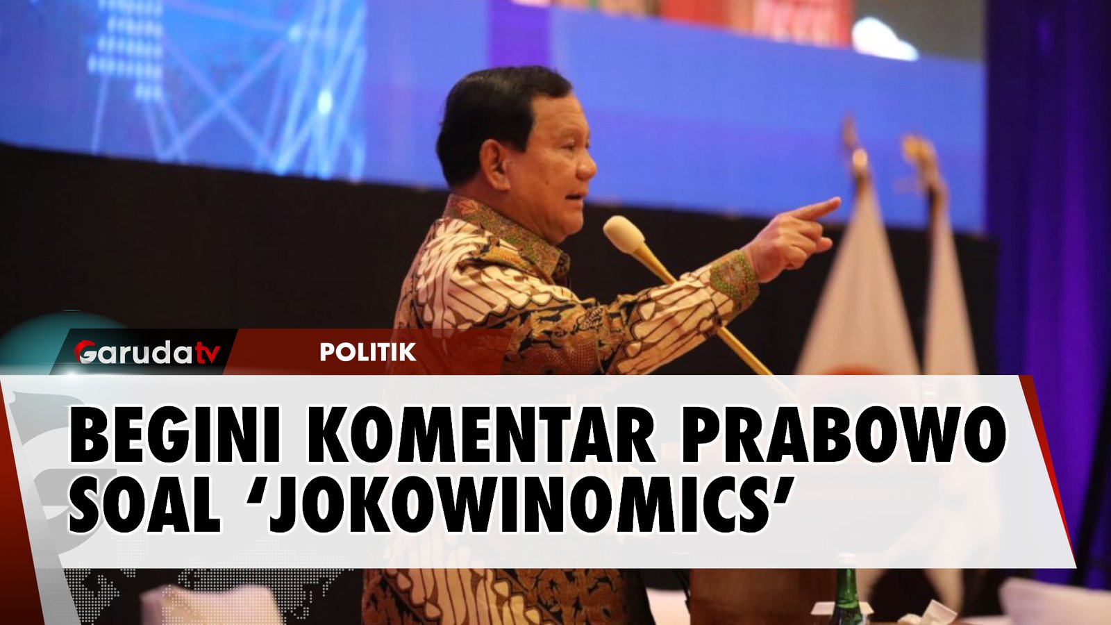 Prabowo Sebut ‘Jokowinomics’ Aplikasi Nyata dari Ekonomi Pancasila