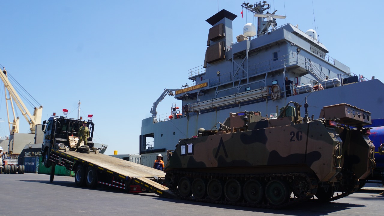 Tank Canggih M1A1 Abrams Dan Puluhan Kendaraan Taktis Siap Latihan Super Garuda Shield