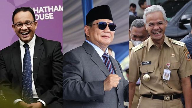 Survei PWS: Prabowo 52,6% Unggul vs Ganjar 42,8% Head to Head