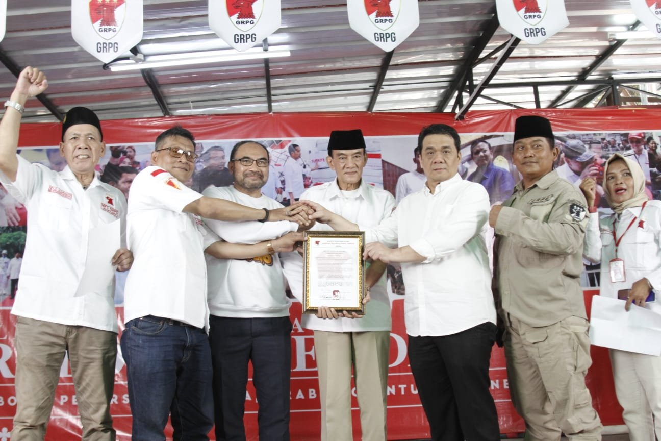 Hadiri Deklarasi GRPG untuk Prabowo, Ariza Patria Titip Pesan Ini