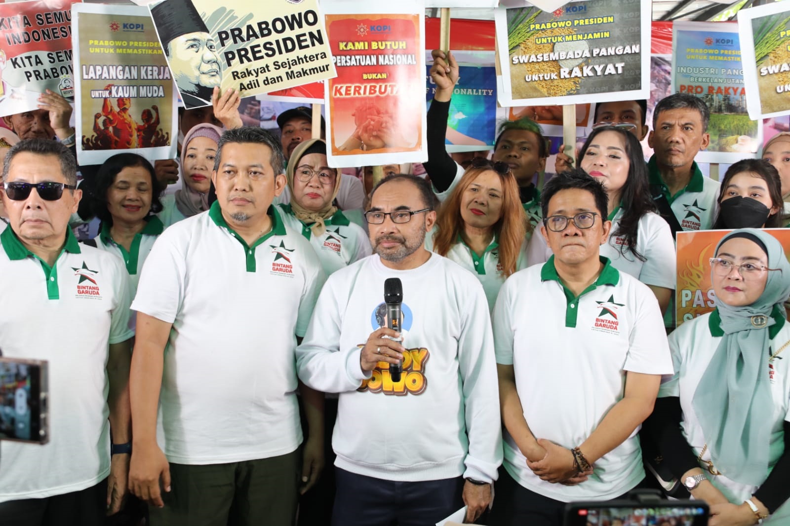 Relawan Bintang Garuda Deklarasi Dukung Prabowo Presiden di 2024
