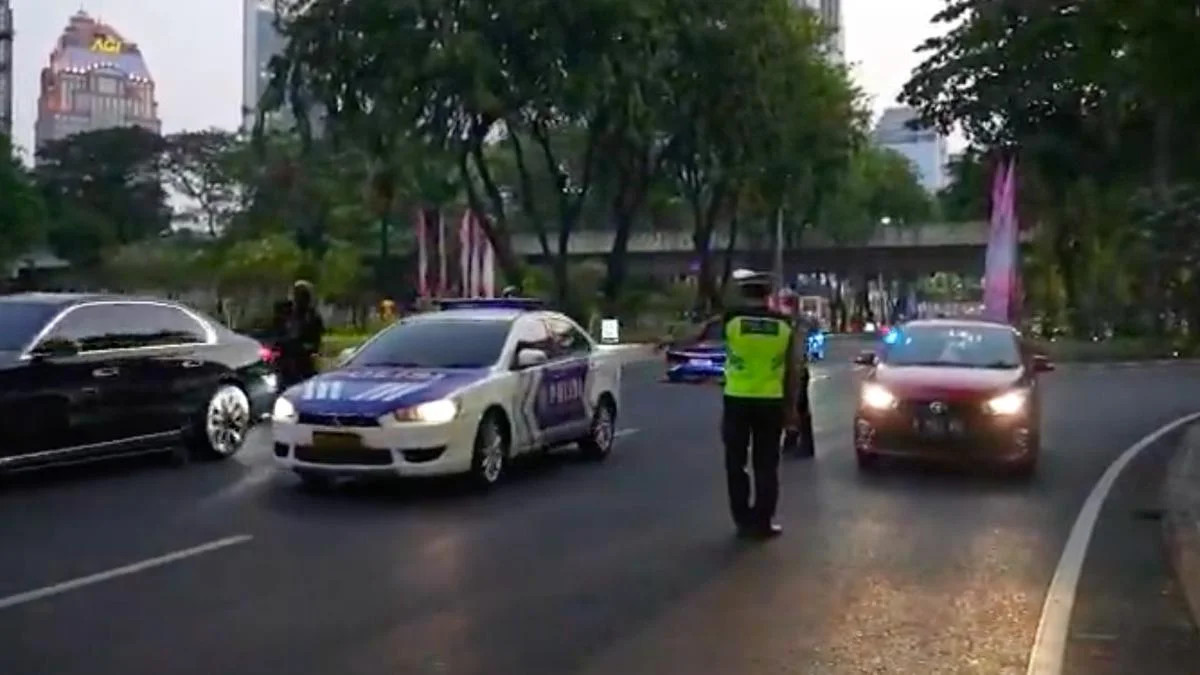 Mobil Polantas Ini Nyaris Jadi Biangkerok Laka Lantas