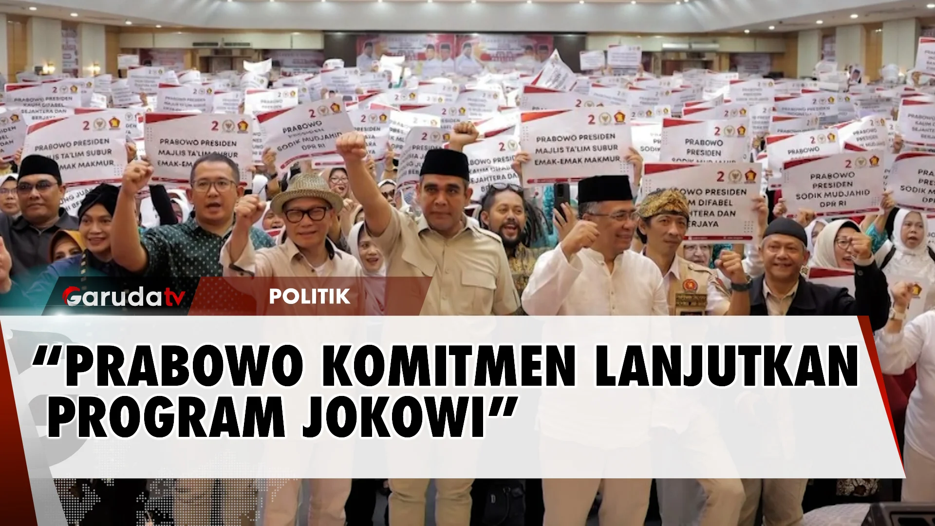 Deklarasi Dukungan Prabowo dari Himpunan Emak-Emak Majelis Taklim (Hemat)