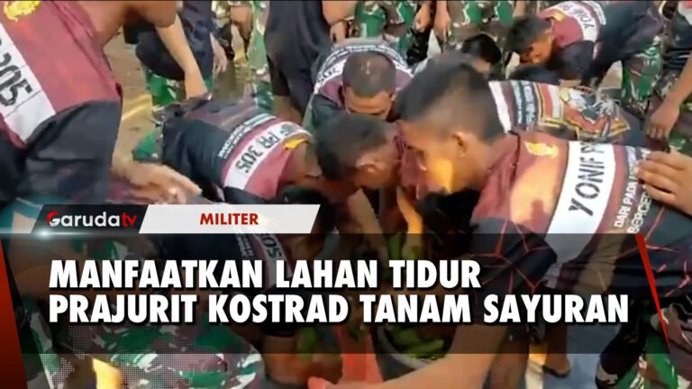 Jaga Ketahanan Pangan, Pasukan Tengkoran Bercocok Tanam