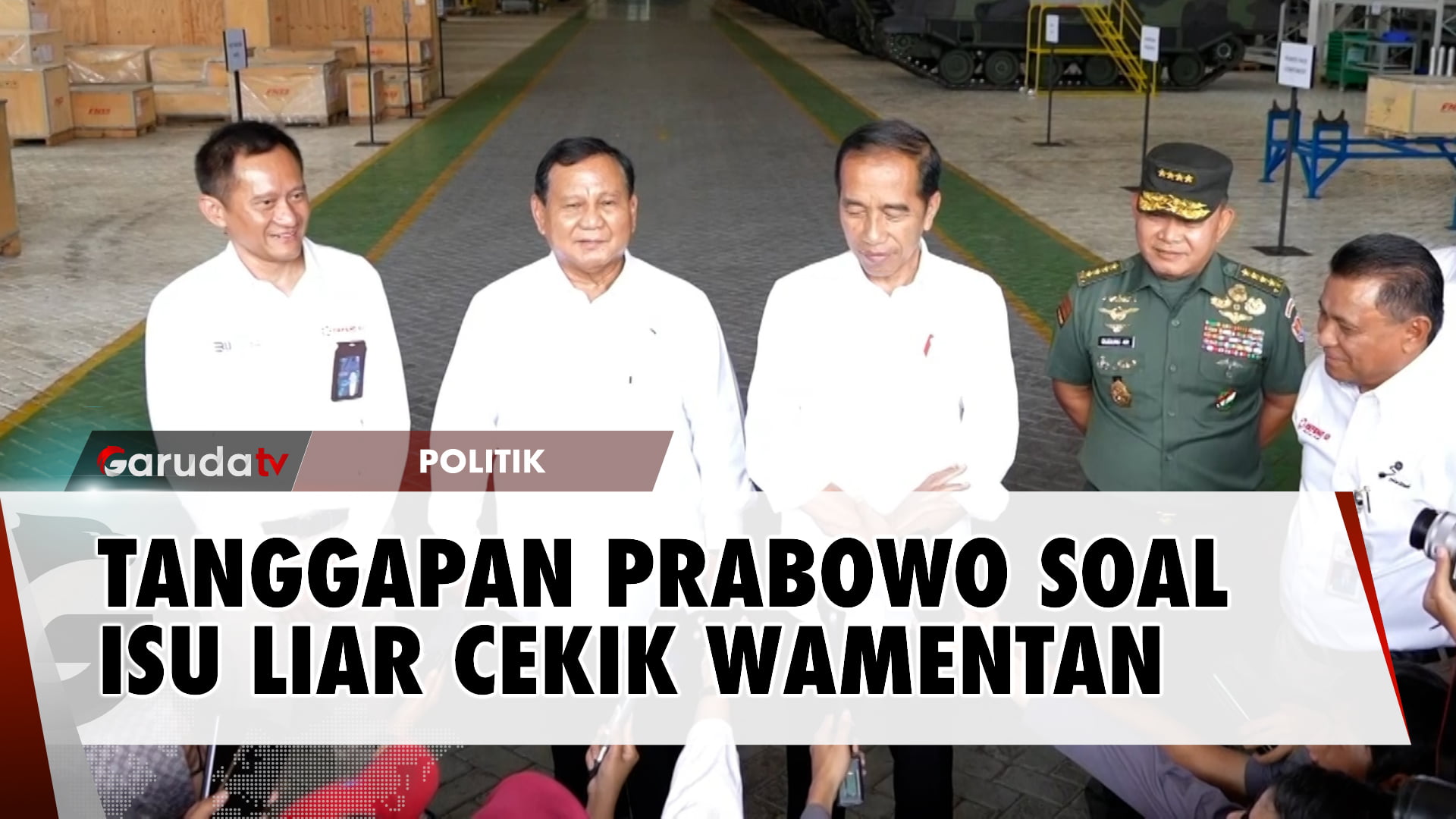 Jokowi Ikut Luruskan Hoax Prabowo Tampar dan Cekik Wamentan