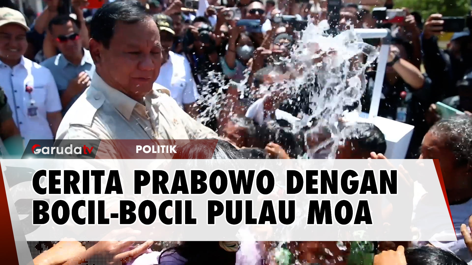 Menhan Prabowo Ungkap Kesan Bercengkrama dengan Anak-Anak Moa