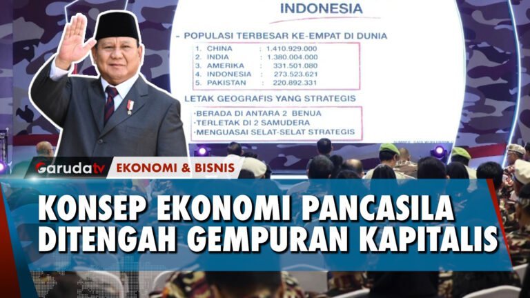 Prabowo Subianto Tekankan Konsep Ekonomi Pancasila untuk Kepentingan Nasional