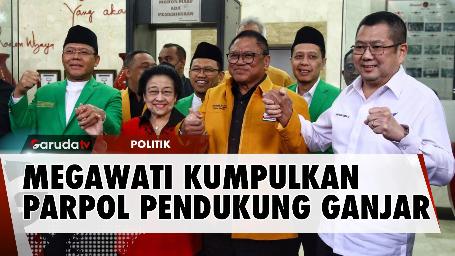 Momen Megawati Kumpul Bareng Ketum Parpol Koalisi