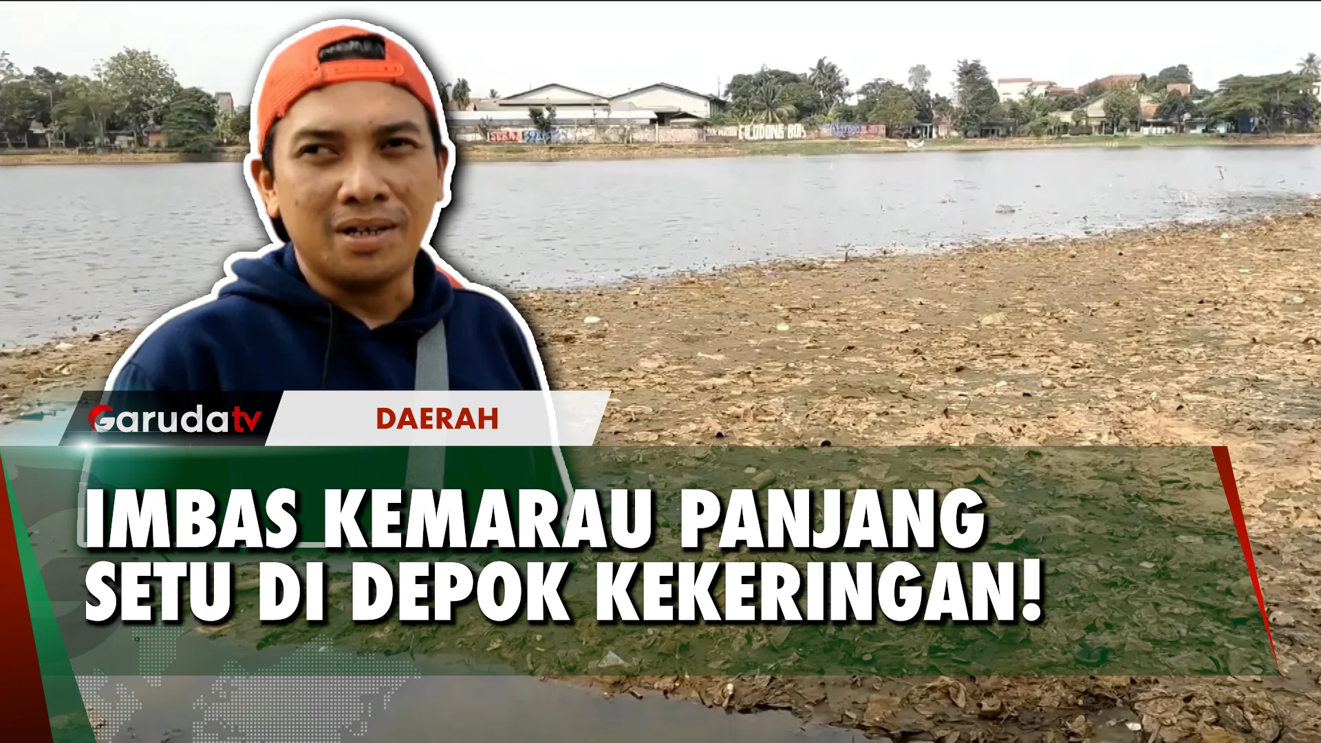 Kemarau Berkepanjangan Bikin Setu di Depok Kering