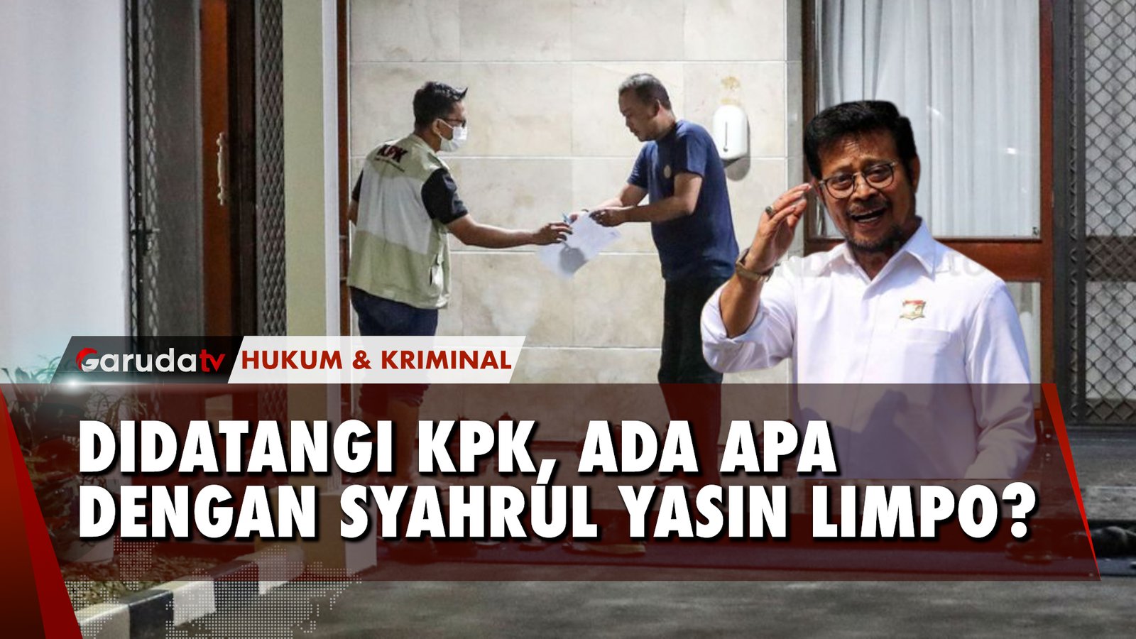 Ditetapkan Sebagai Tersangka, KPK Geledah rumah Dinas Syahrul Yasin Limpo