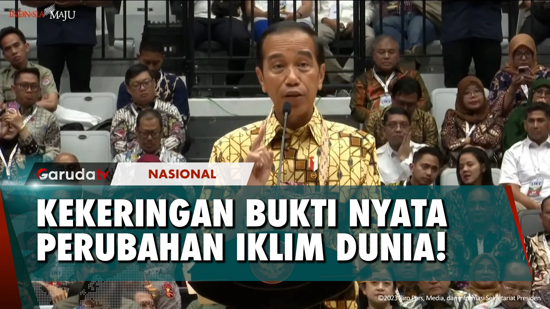 Presiden Jokowi Ungkap Ancaman Nyata Perubahan Iklim
