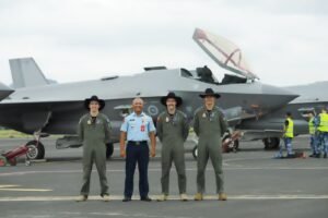 Pesawat Siluman F-35 Tiba Di Manado: Flight RAAF Australia Tiba di Lanud Sam Ratulangi untuk Elang Ausindo 2023