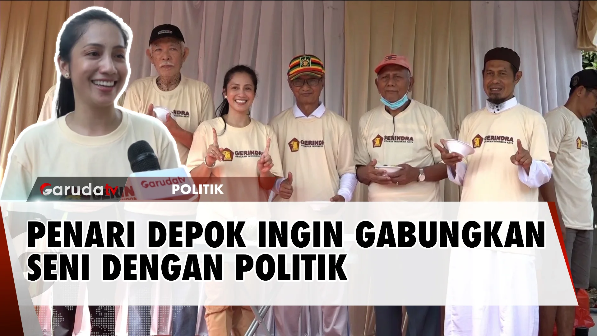 Penari di Depok Gabung Gerindra, Nyatakan Siap Memajukan Seni Budaya Indonesia