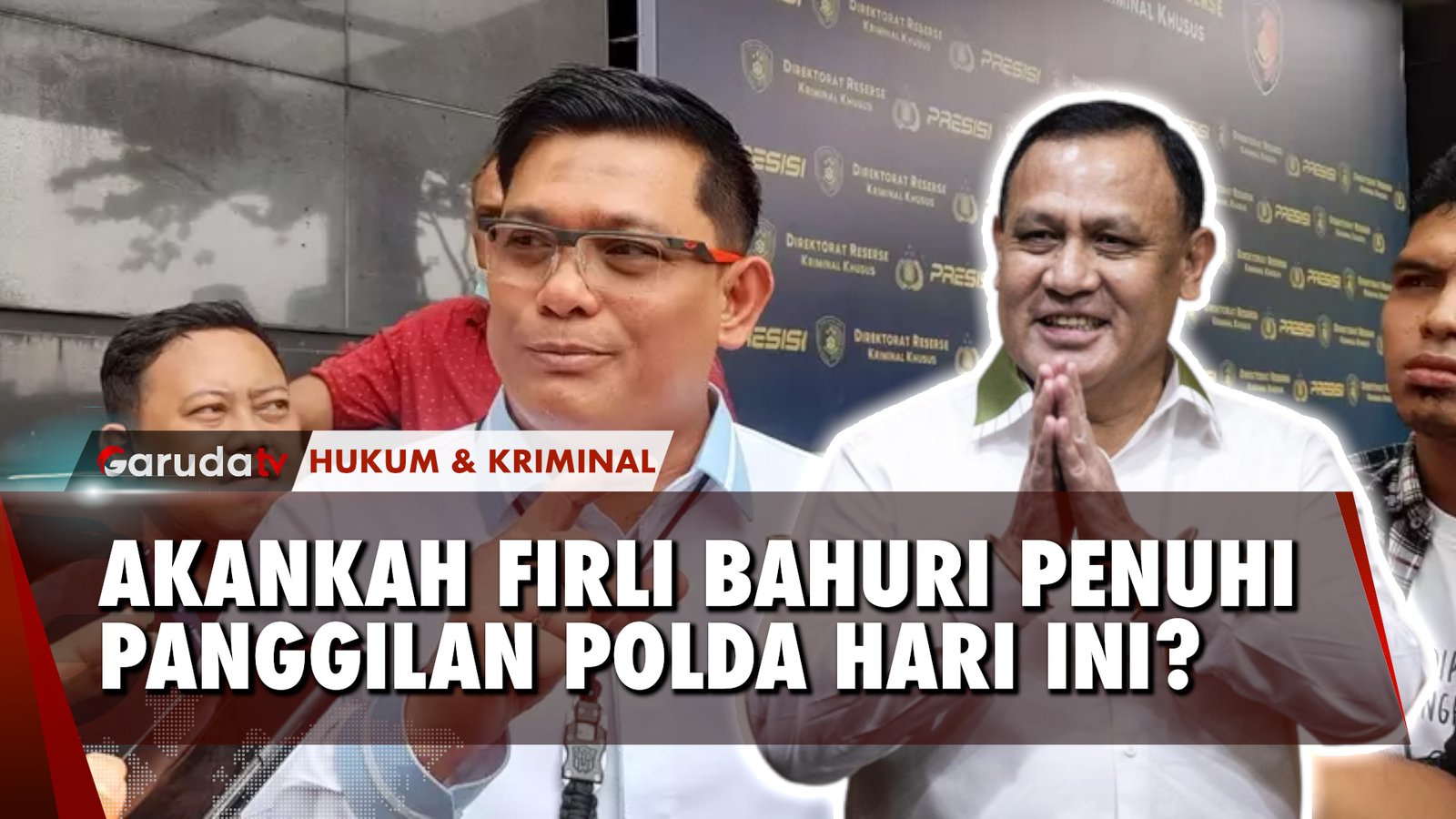 Hari Ini, Ketua KPK Firli Bahuri Diperiksa Polda Metro Jaya