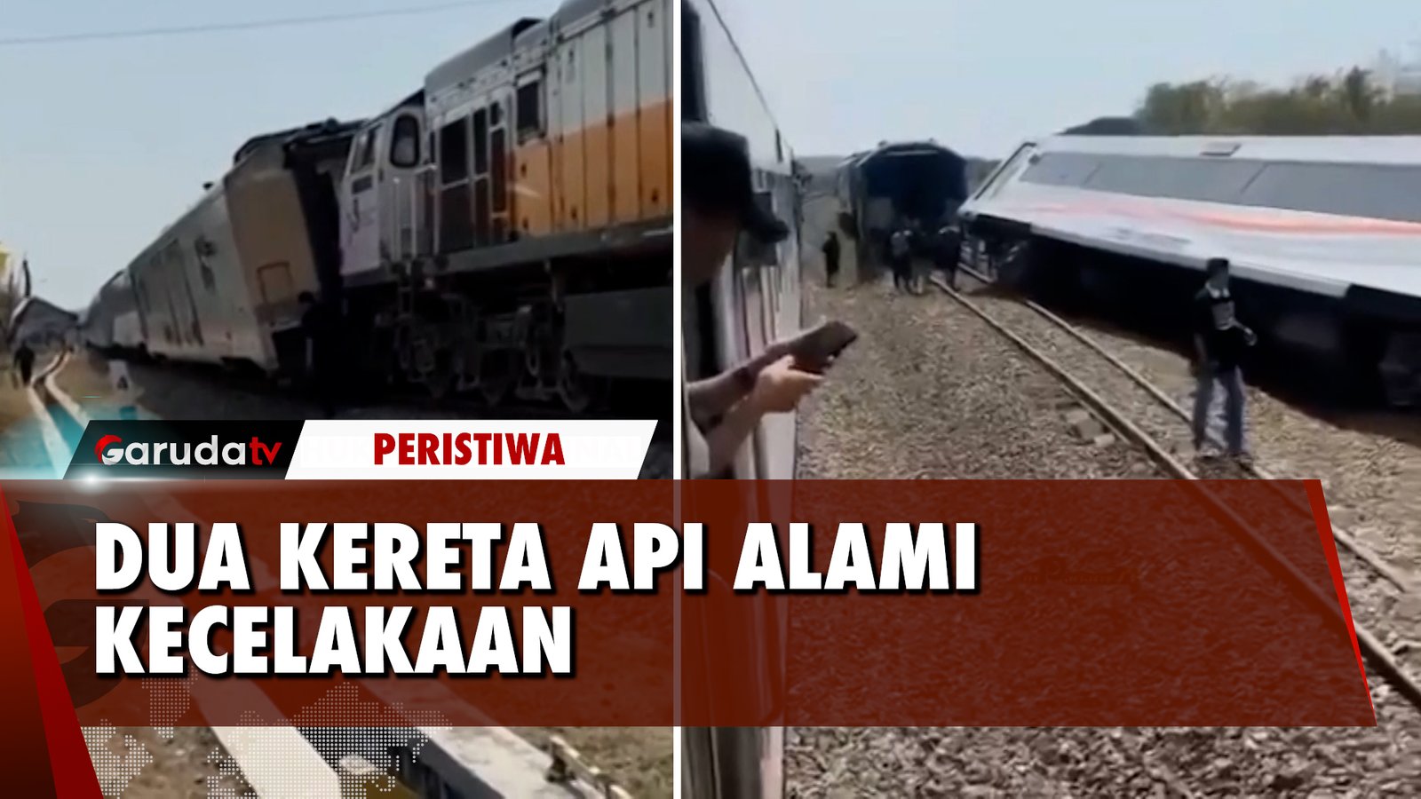 Kereta Api Argo Semeru Dan Argo Wilis Anjlok Di Wates Jateng