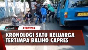 Baliho Capres Timpa Satu Keluarga di Depok, Begini Kronologinya...