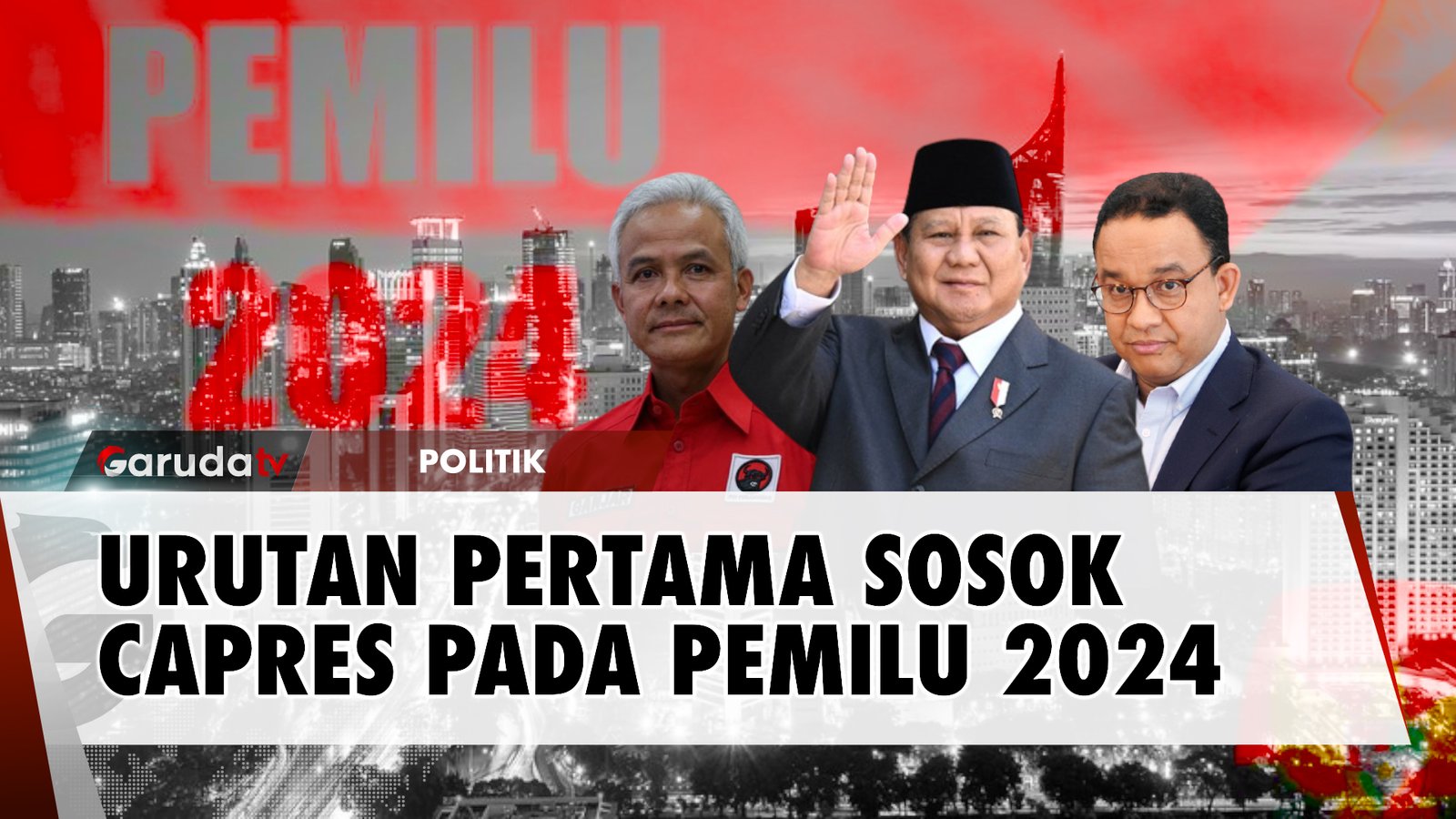 Survei LSI: Prabowo Menguat, Ganjar dan Anies Masih Kejar-Kejaran