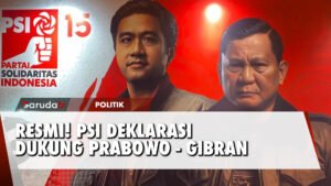 PSI Resmi Dukung Paslon Prabowo-Gibran di Pilpres 2024