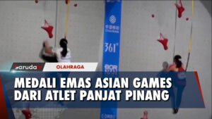 BANGGA! Atlet Panjat Tebing Asal Bali Berhasil Raih Medali Emas Asian Games