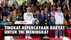 Presiden Jokowi Bangga Tingkat Kepercayaan Rakyat Pada TNI Meningkat!